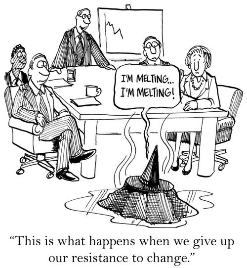 'This is what happens when we give up our resistance to change.'