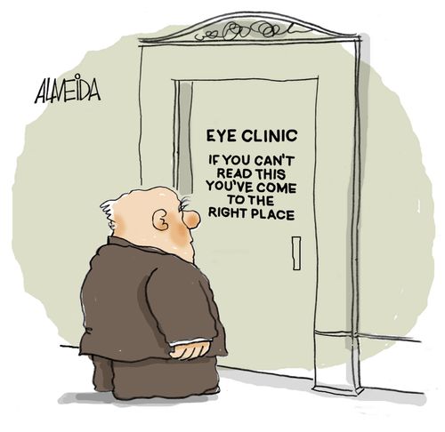 Eye Clinic: If you can't read this you've come to the right place.