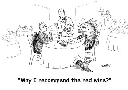 'May I recommend the red wine?'