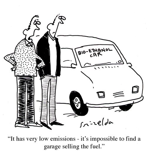 'It has very low emissions - it's impossible to find a garage selling the fuel.'