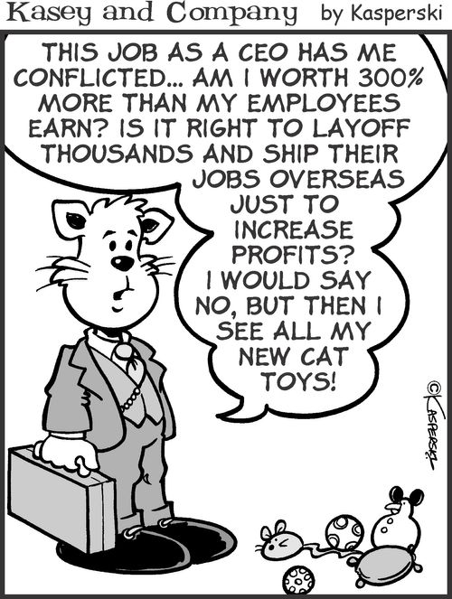 'This job as a CEO has me conflicted...'