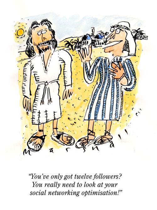 "You've only got twelve followers? You really need to look at your social networking optimisation!"