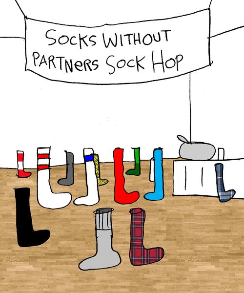 Sock Without Partners Sock Hop