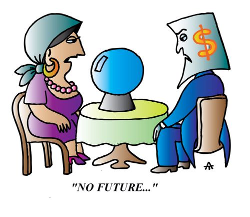 No future for the dollar.