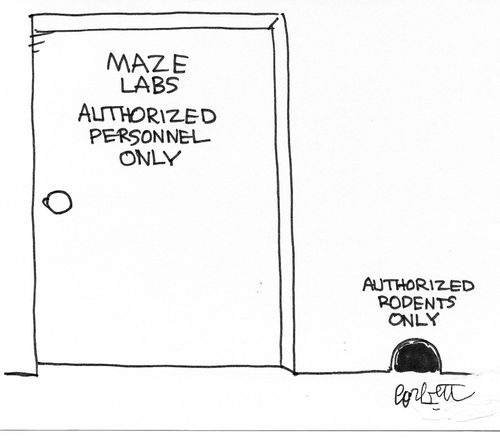Authorized rodents only.
