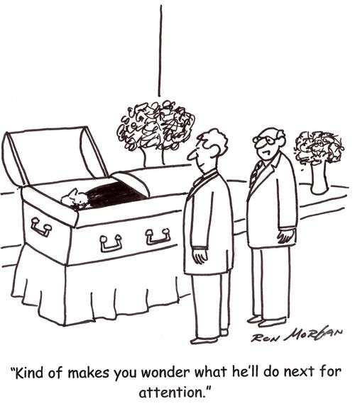 'Kind of makes you wonder what he'll do next for attention.'
