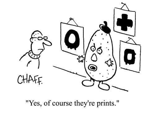 'Yes, of course they're prints.'