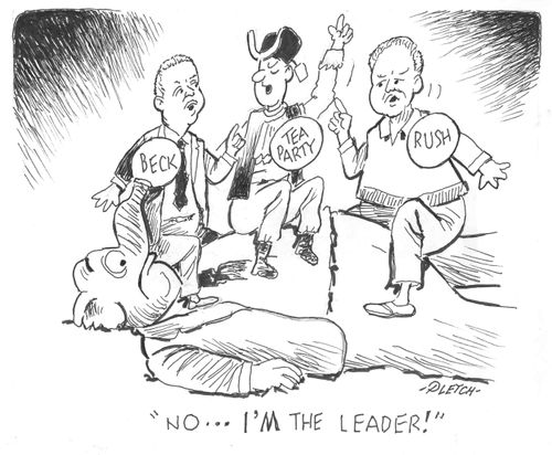 'No...I'M the leader!'