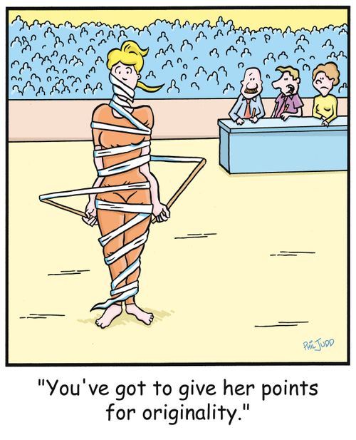 'You've got to give her points for originality.'