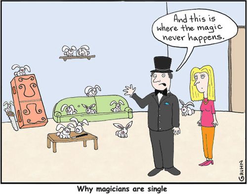 'And this where the magic never happens.'