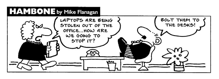 STRIP Hambone: Stolen laptops