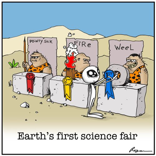 Earth's first science fair.
