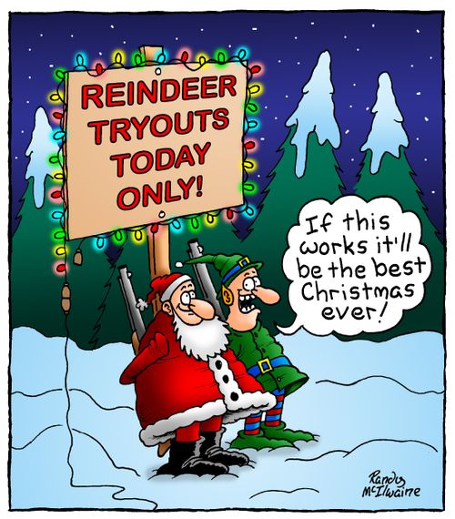 Reindeer Tryouts Today Only 