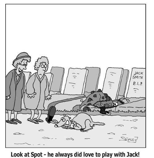 'Look at Spot - he always did love to play with Jack!'