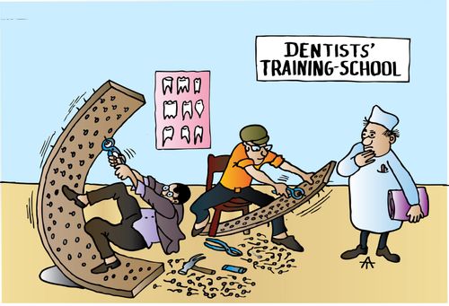 Dentist Training School.