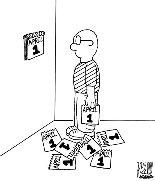 April 1 (April fools' day)