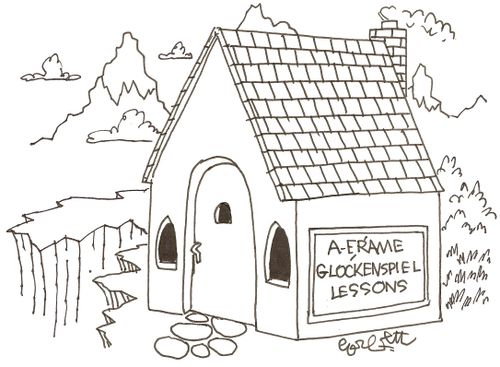 A - frame glockenspiel lessons