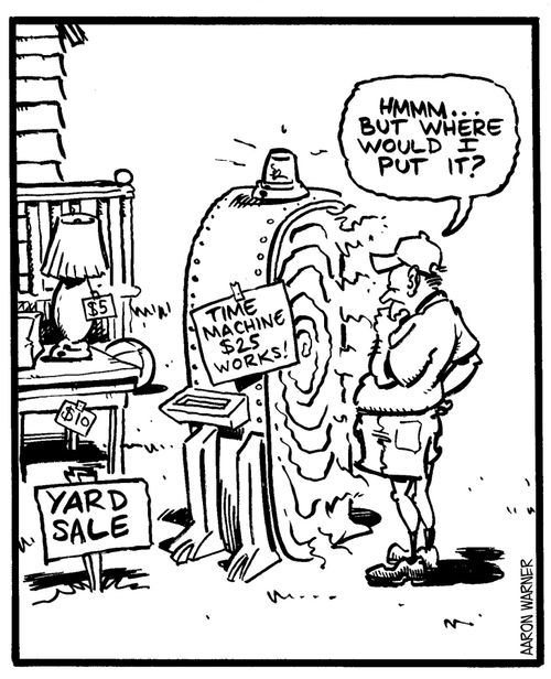 Working Time Machine: 'Hmmm...but where would I put it?'