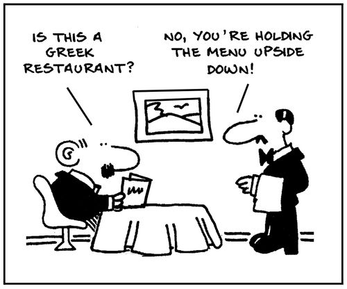 'Is this a Greek restaurant?'