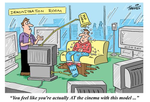 'You feel like you're really AT the cinema with this model.'