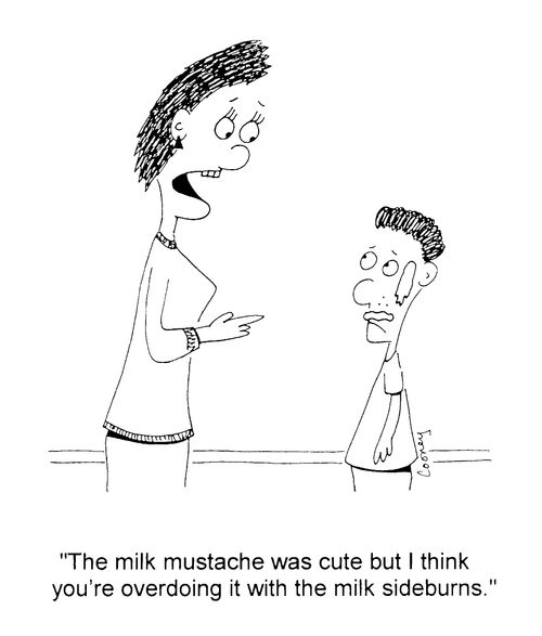 Milk sideburns