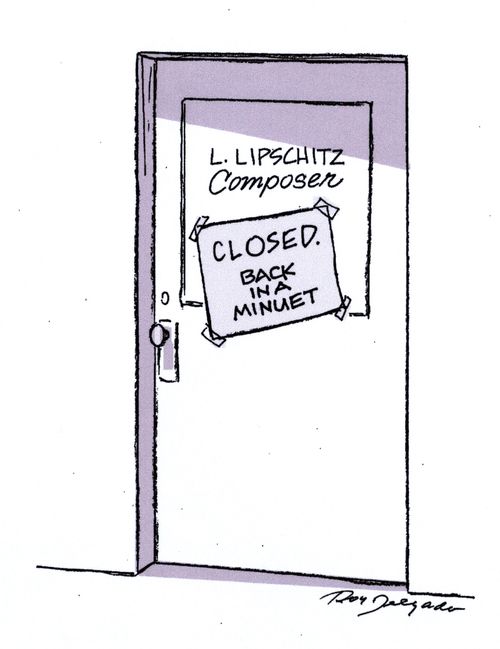 Closed. Back in a minuet.