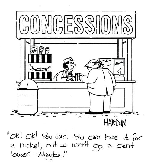 OK, OK, you can have it for a nickel, but I won't go a cent lower. Maybe.
