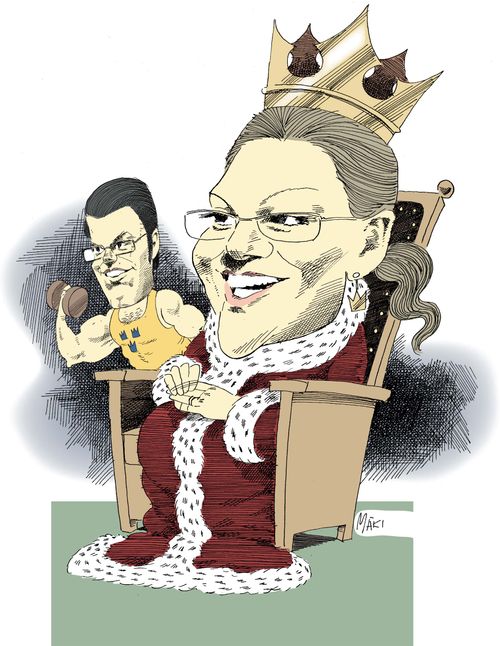 Victoria, Crown Princess of Sweden.