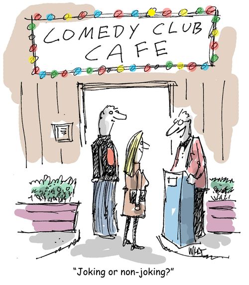 'Joking or non-joking?'