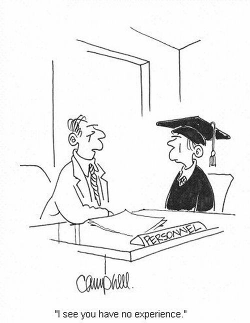 'I see you have no experience.'