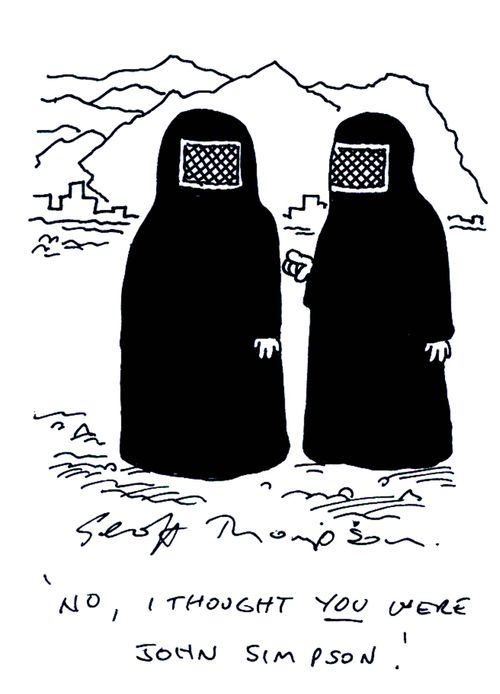 'No, I thought you were John Simpson.'