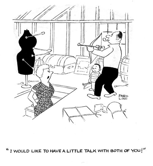 'I would like to have a little talk with both of you!'