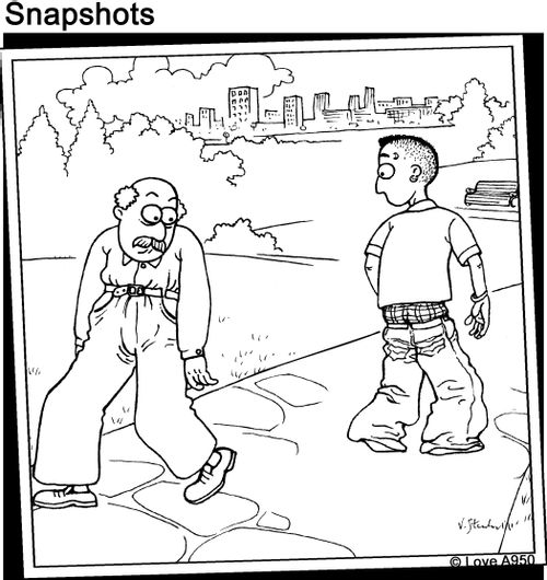 High pants/Low pants.