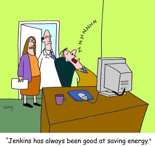 "Jenkins has always been good at saving energy."