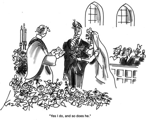 'Yes I do, and so does he.'