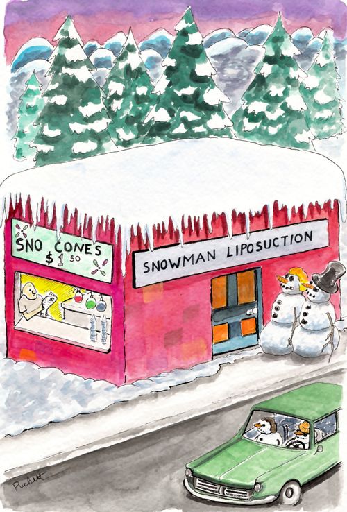 Snowman Liposuction.