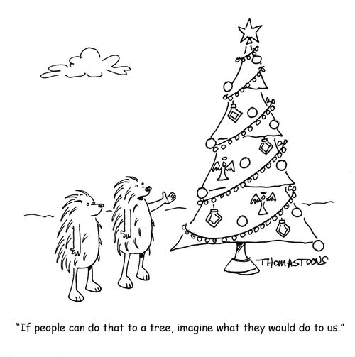 "If people can do that to a tree, imagine what they would do to us."