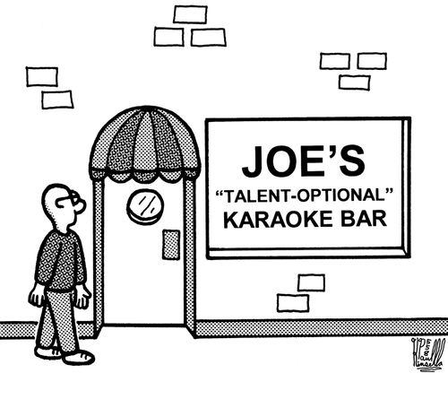 Joe's 'Talent-Optional' Karaoke Bar