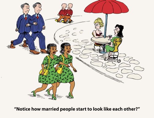 'Notice how married people start to look like each other?'