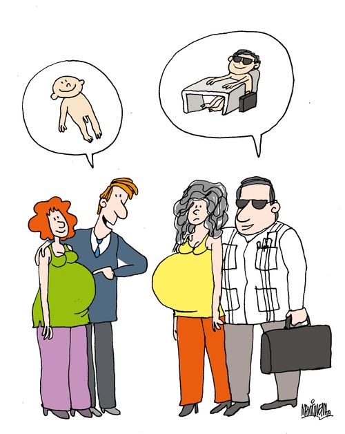 Couples compare their ambitions for their future children.