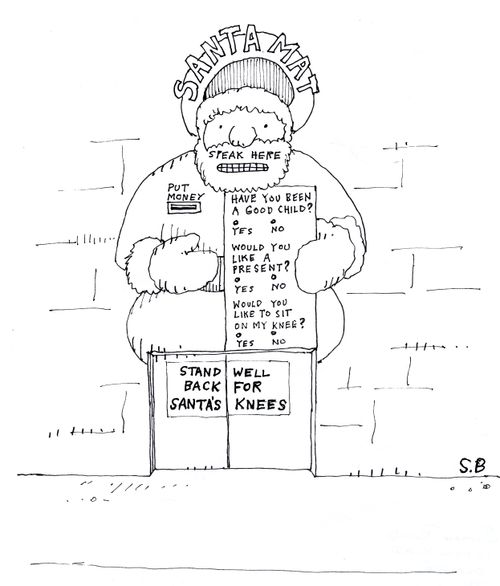 Electronic Santa.