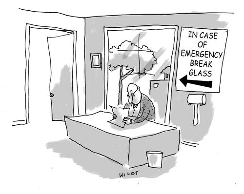 In Case of Emergency Break Glass.