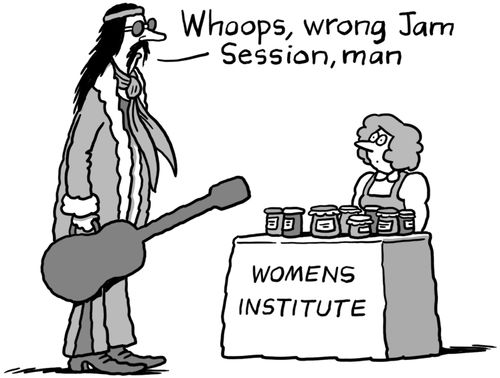 "Whoops, wrong Jam Session, man."