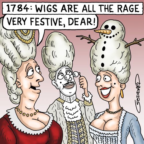 1784: Wigs are all the rage