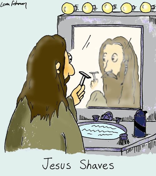 Jesus Shaves