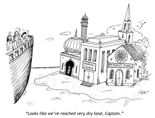 'We've reached very dry land, captain.'