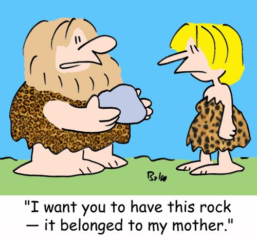 'I want you to have this rock-- it belonged to my mother.'