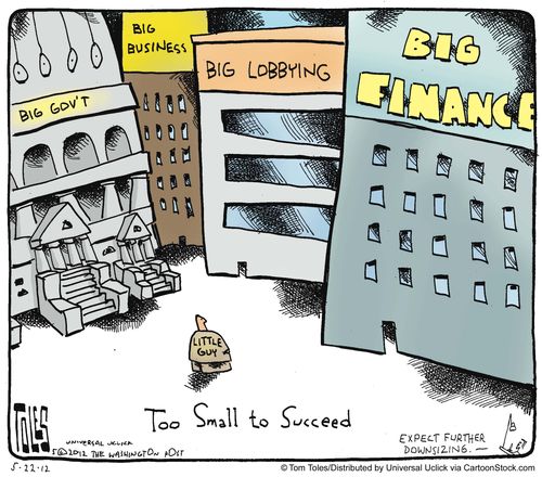 Too small to succeed.