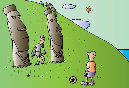 Easter Island Football Goal