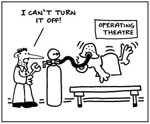 'I can't turn it off.'